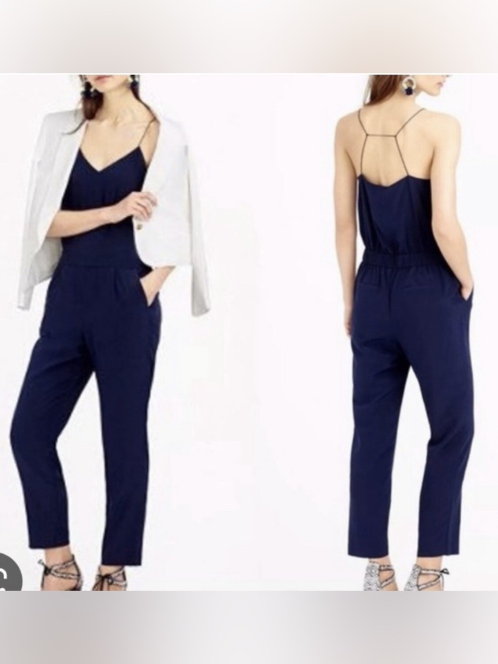 J. Crew silk Jumpsuit